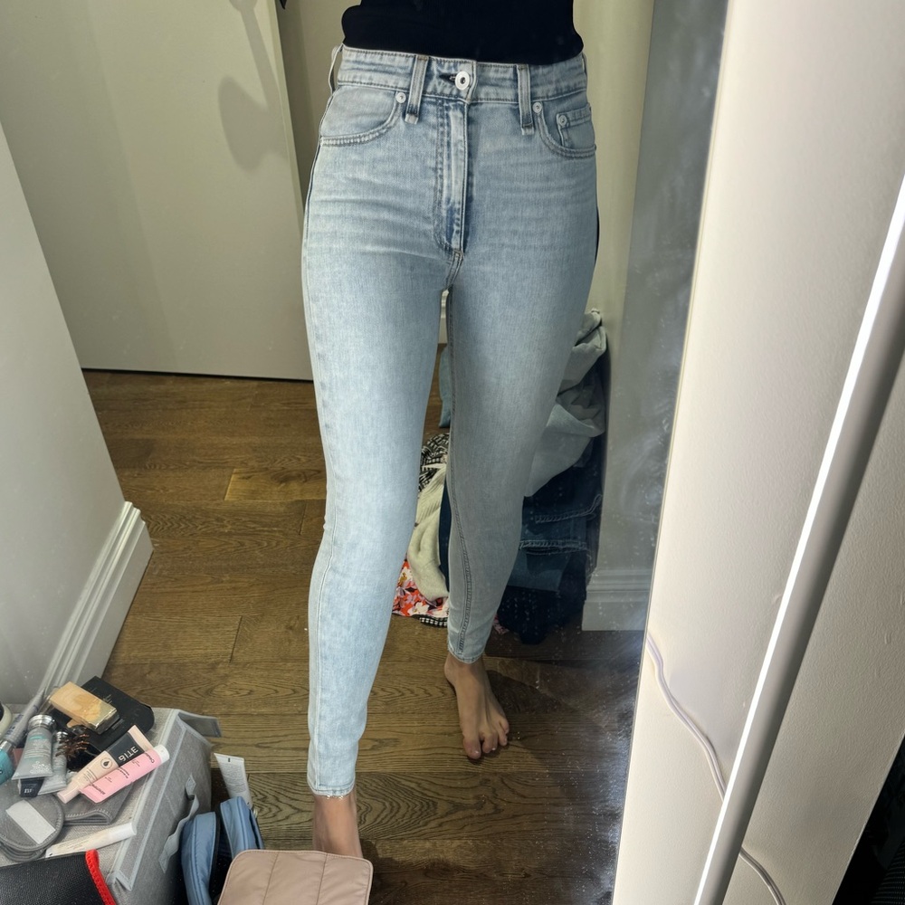 New with tags rag and bone Nina high rise ankle skinny size 23 mica